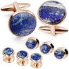 Mother of Pearl Cufflinks and Dress Studs Set