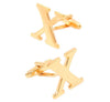 X GOLD CUFFLINKS