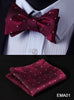 Polka Dot Men Bow Tie Set