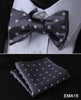 Polka Dot Men Bow Tie Set