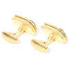GOLD CRYSTAL CUFFLINKS