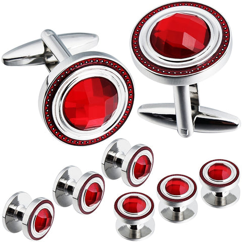 Swarovski Crystal Cufflinks and Studs Set