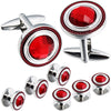 Crystal Cufflinks and Studs Sets