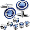 Crystal Cufflinks and Studs Sets