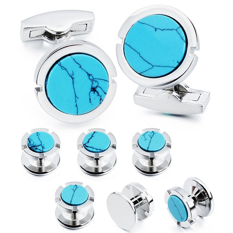 "Dada Movement" Cufflinks with matching Scarf