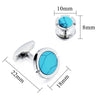 Turquoise Cufflinks Tuxedo Studs Set