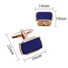 Blue Cufflinks and studs set