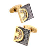 Square Gold Cufflinks