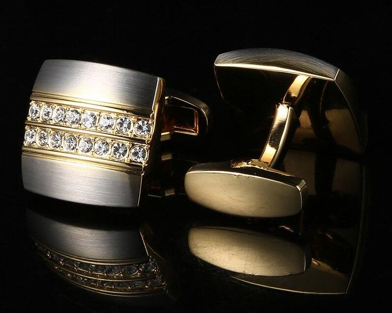 Crystal Square Cufflinks