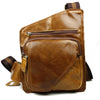 Casual Crazy Horse Leather Messenger Bag