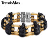 Trendsmax Chain Skulls Bracelet