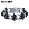 Trendsmax Chain Skulls Bracelet