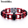 Trendsmax Chain Skulls Bracelet