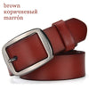 SWORDFISH 100% cowhide genuine leather belt