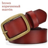 SWORDFISH 100% cowhide genuine leather belt