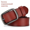 SWORDFISH 100% cowhide genuine leather belt