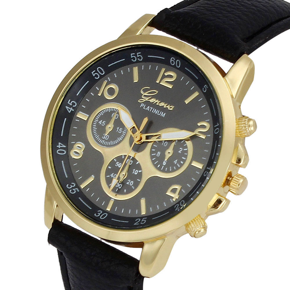 Relogio Casual Geneva Watch