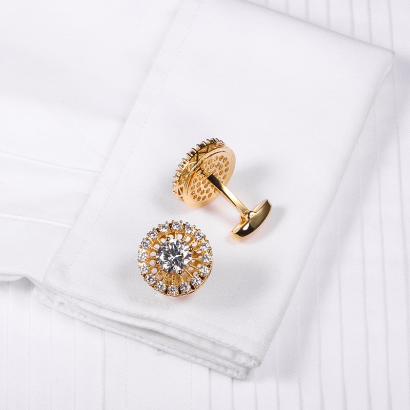 Luxury Crystal Cufflinks