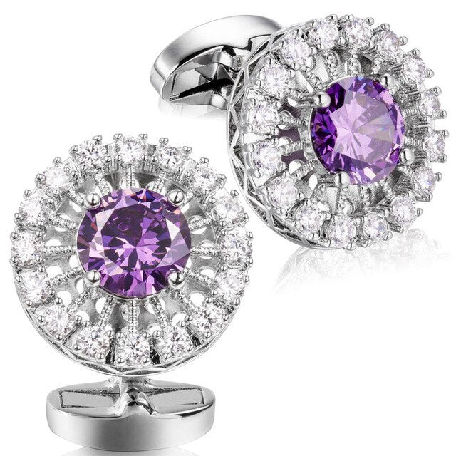 Luxury Crystal Cufflinks