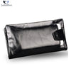 Oil wax genuine leather men wallet