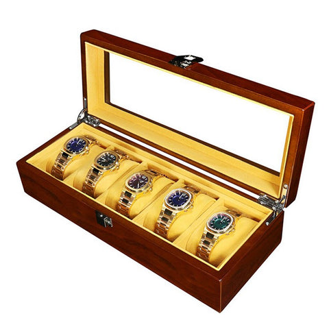 6-Layer Wooden Jewelry Box