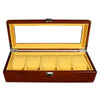 5 Slots Novelty Wooded Watch Display Box