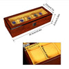 5 Slots Novelty Wooded Watch Display Box