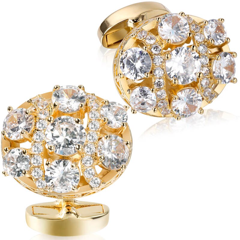 Luxury Crystal Cufflinks