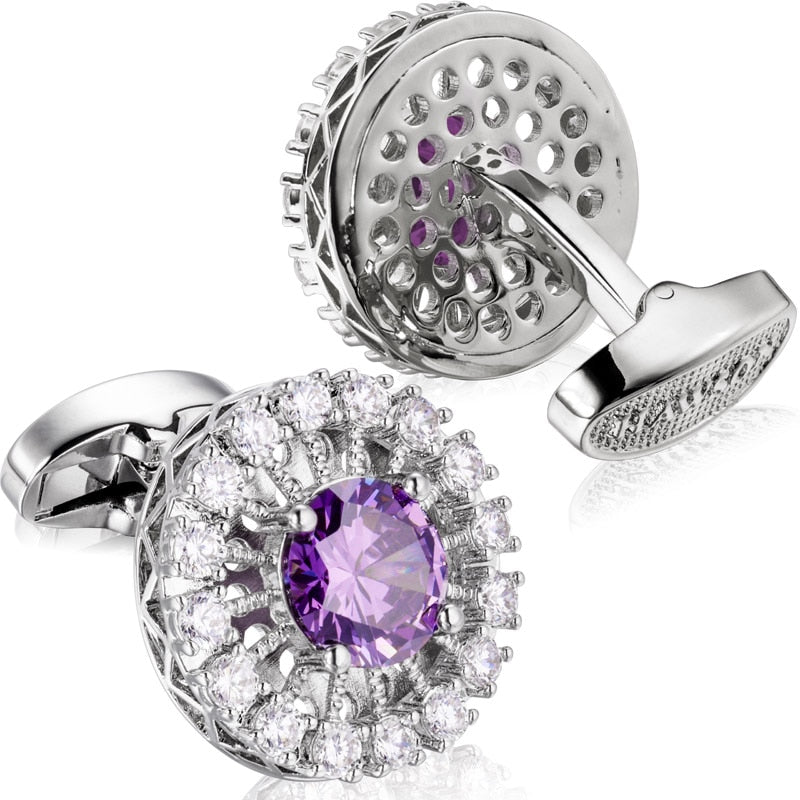 Luxury Crystal Cufflinks