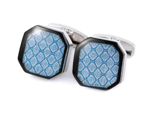 SILVER PLATED CUFFLINKS