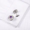 Gold / Silver Crystal Cufflinks