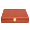 Brown Large Wooden Cufflinks Box