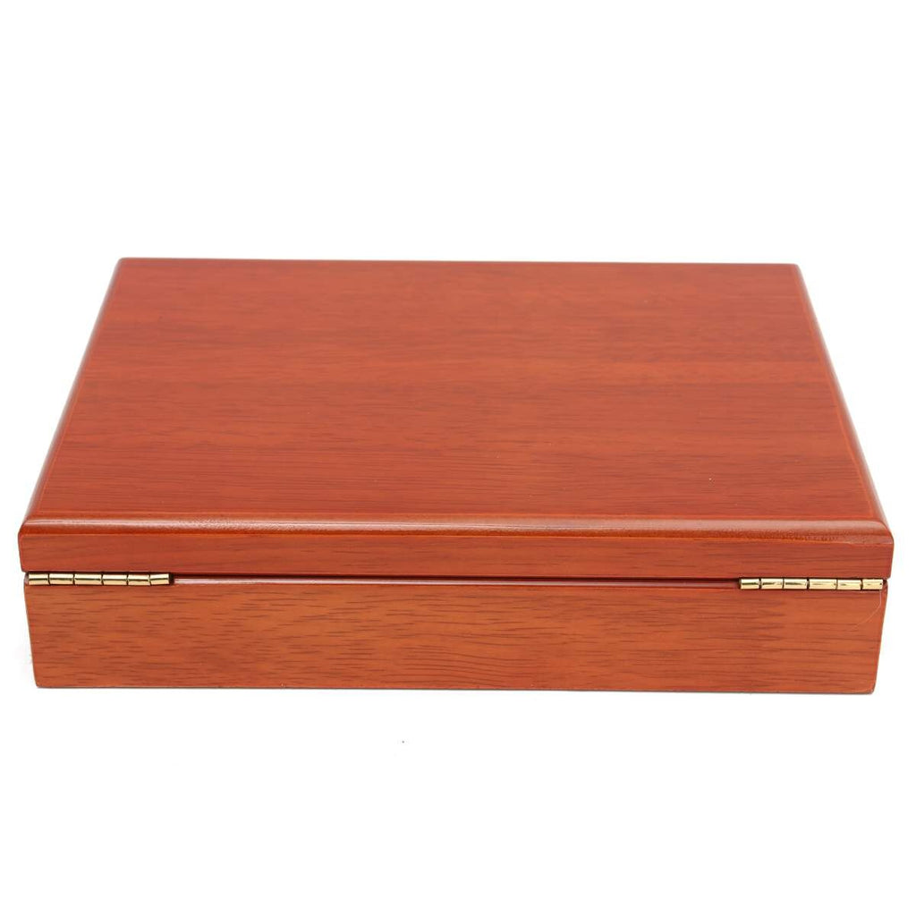 Brown Large Wooden Cufflinks Box