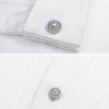 Elegant Cufflinks Studs Set, classic pearl