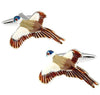 Flying Wild Goose Novelty Cufflinks