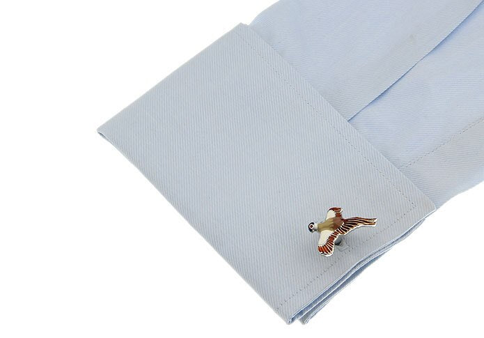 Flying Wild Goose Novelty Cufflinks