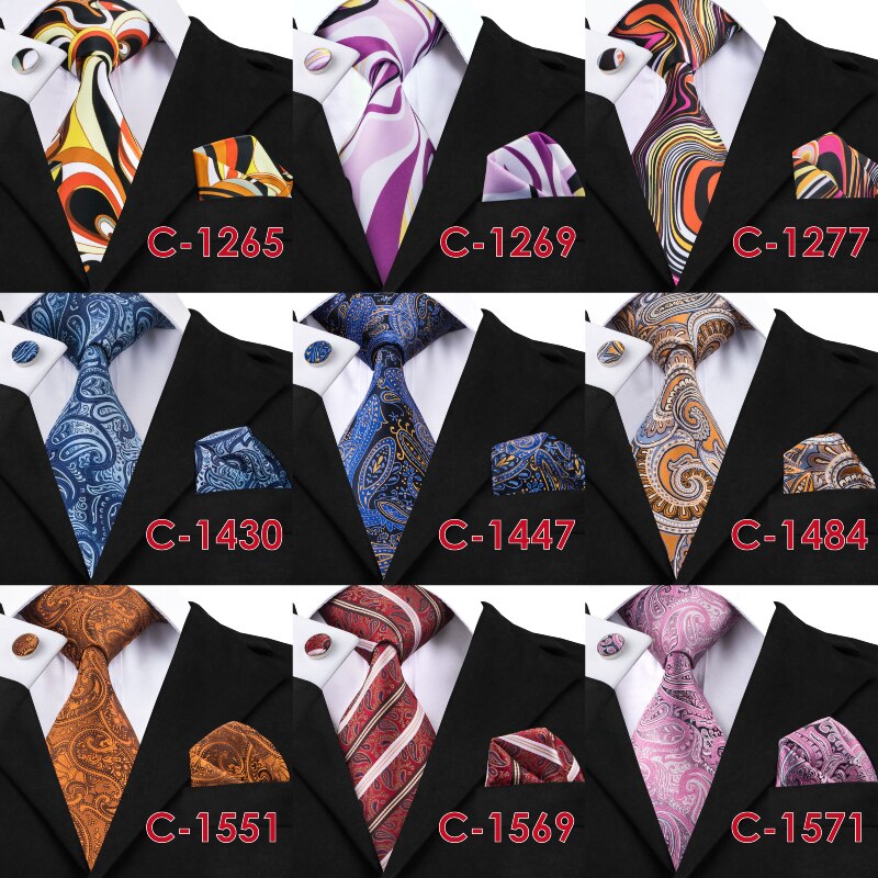 Silk Neck Tie Set