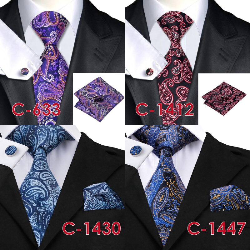 Silk Neck Tie Set