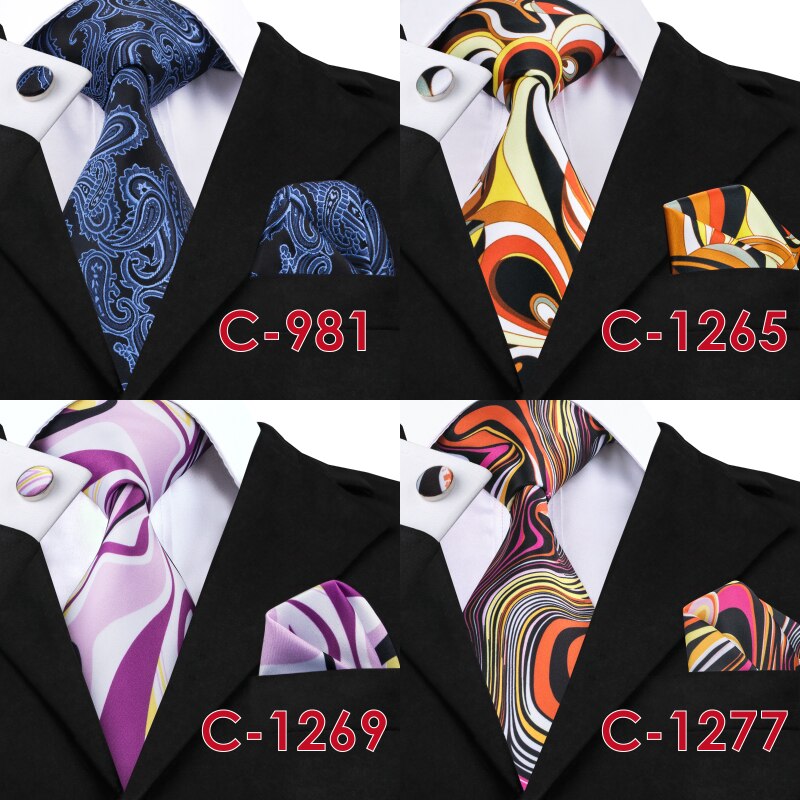 Silk Neck Tie Set