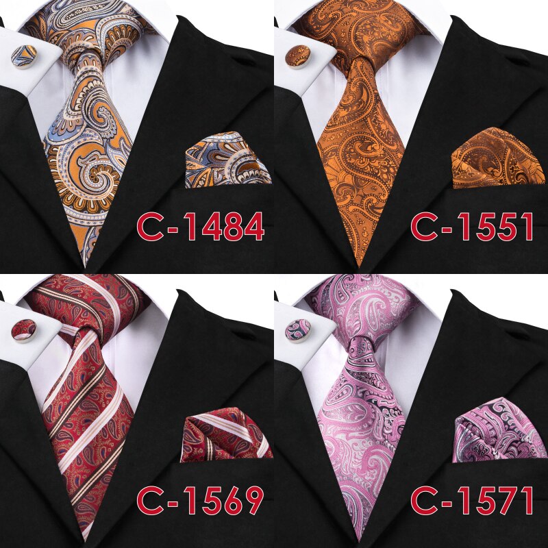 Silk Neck Tie Set