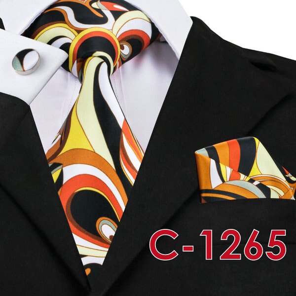 Silk Neck Tie Set