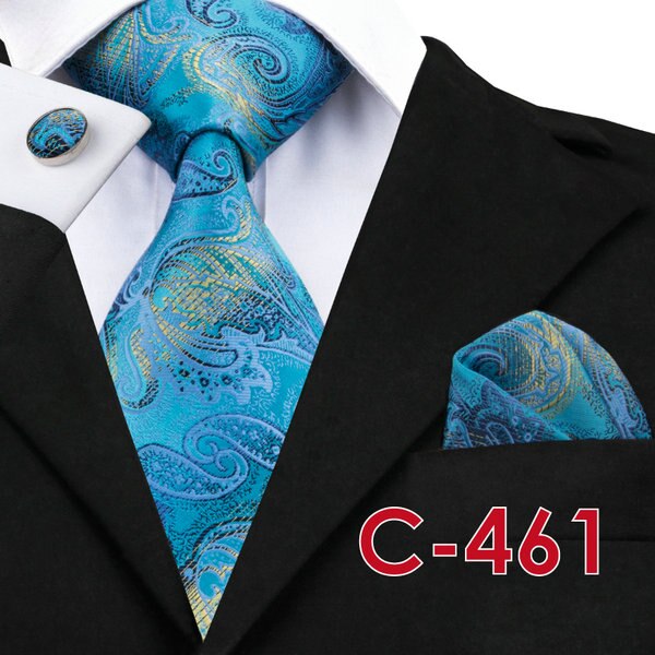 Silk Neck Tie Set