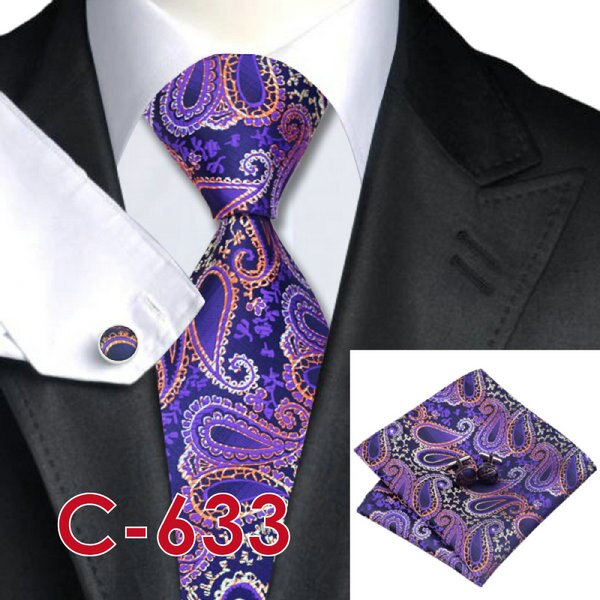 Silk Neck Tie Set