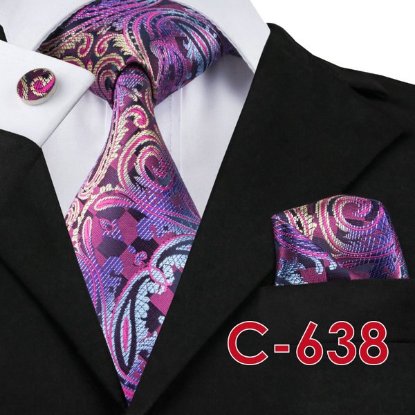 Silk Neck Tie Set