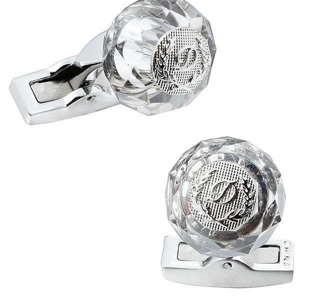 Classic Round Stone Cufflinks