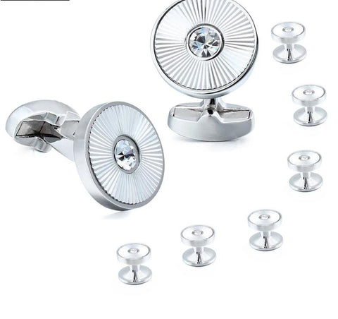 Swarovski Crystal Cufflinks and Studs Set