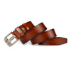 Leather pin buckle belt