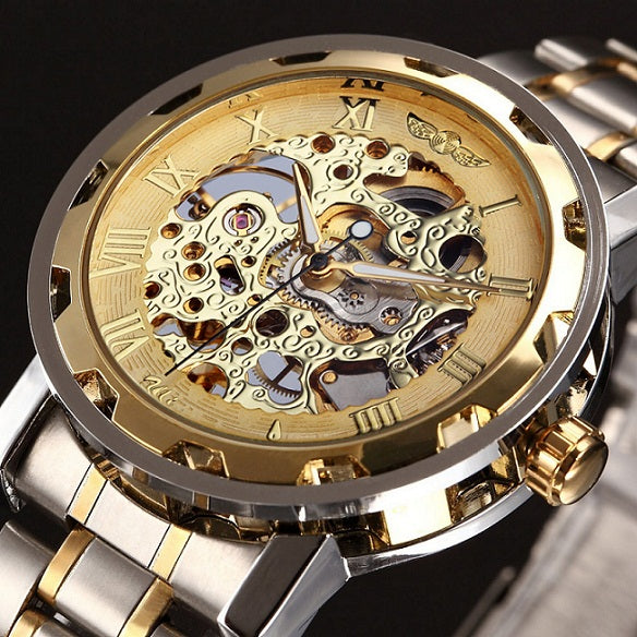 WINNER Golden Mechanical Watch