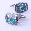 GREEN SLIVER CUFFLINKS