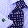 Gold green cufflinks